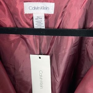 NWT Calvin Klein Faux Leather Jacket